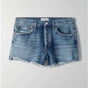 AGOLDE Parker Jean Shorts Medium Blue Denim